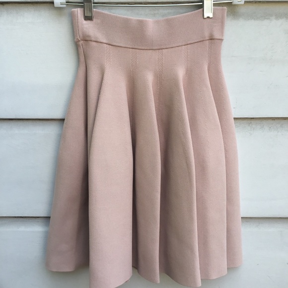 A.L.C. Short flared pull-on pink knit skirt S new - Picture 5 of 7
